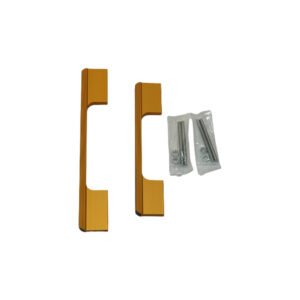 Modern aluminum cabinet handles – brushed, black or gold, versatile for furniture & kitchens
