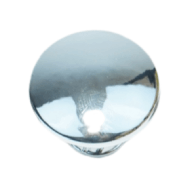 Bouton de meuble rond – chrome brillant