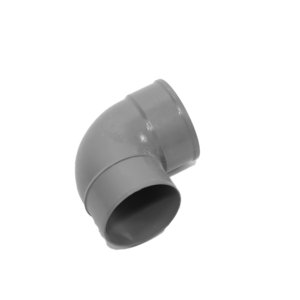Coude PVC 90° gris pour évacuation